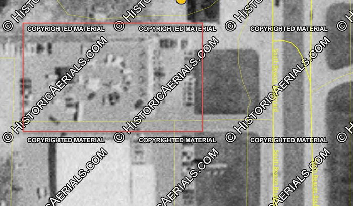 Beacon Drive-In - 1969 Aerial Photo (newer photo)